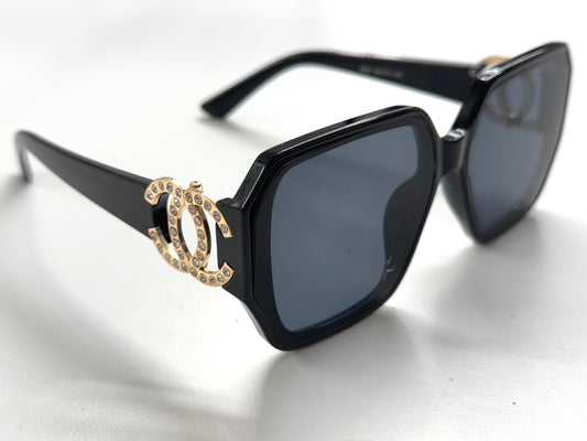 Chantel- diamanté bling oversized women’s sunglasses
