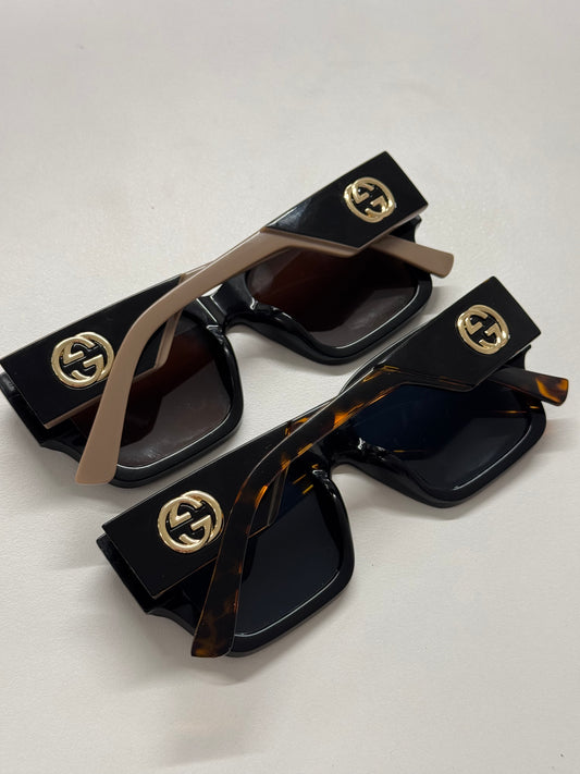 Ouchi - square frame ladies sunglasses