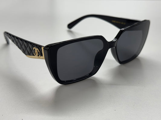 Chantel - quilted arm smaller frame women’s sunglasses